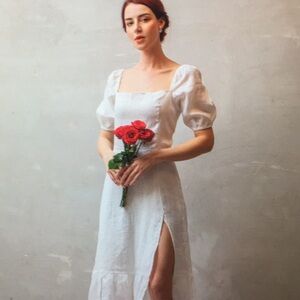 Lining dress for women white dress